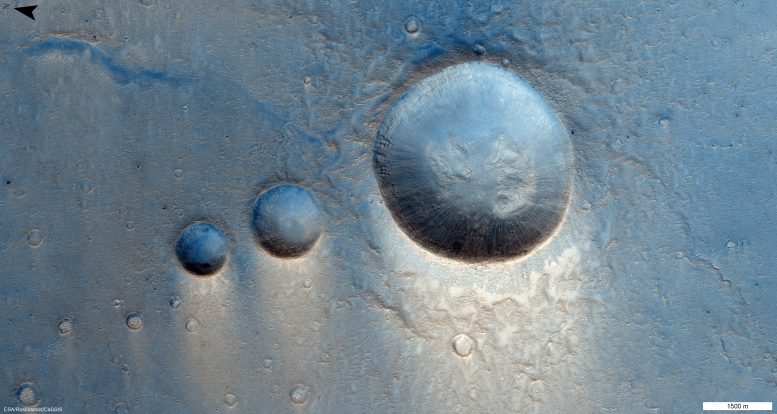 Mars Crater Trio