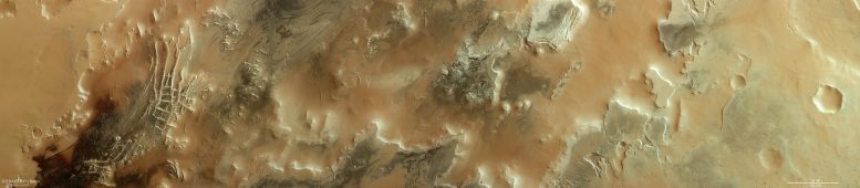 Mars Express Sees Traces of ‘Spiders’ in Mars’s Inca City