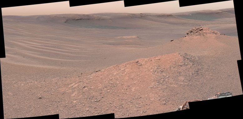 Mars Knockfarril Hill NASA Curiosity Rover
