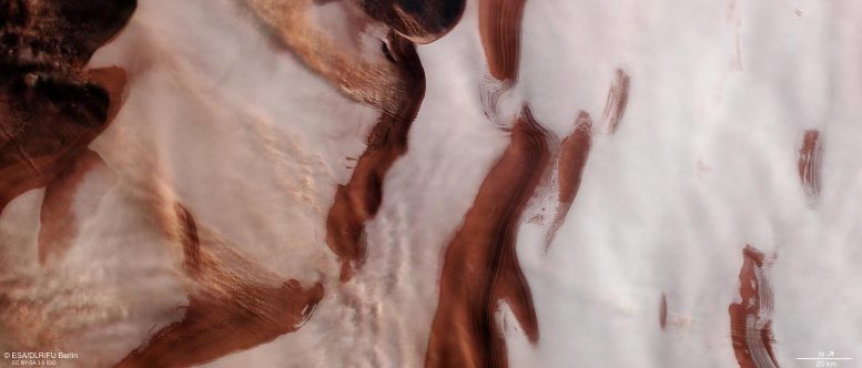 Mars North Polar Ice Cap