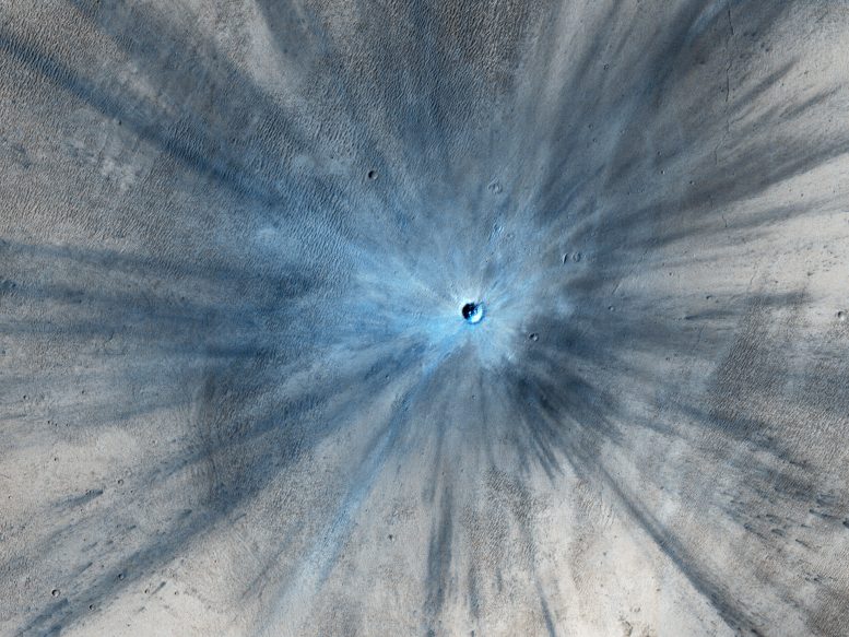 Mars Orbiter Examines a New Crater