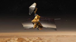 Mars Orbiter Preparing for Mars Lander Arrival