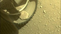 Mars Perseverance Rover Rock Wheel