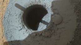 Mars Rover Drills at Telegraph Peak