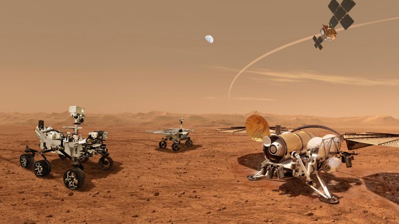 Artist's concept of the Mars Sample Return Campaign