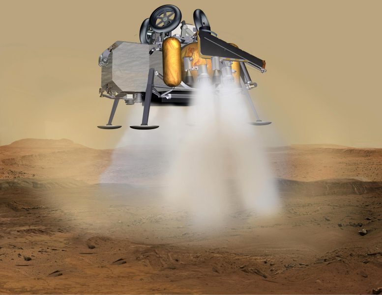 Mars Sample Return Lander Touchdown
