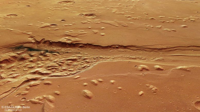 Mars Shalbatana Vallis From Above