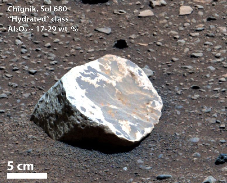 Mars Tropical Climate Research Rock