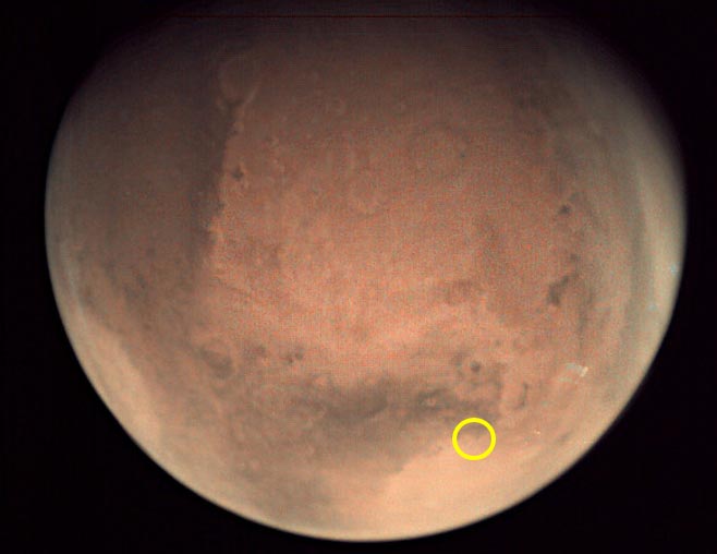 Mars Webcam Images NASA Perseverance Rover's Landing Region
