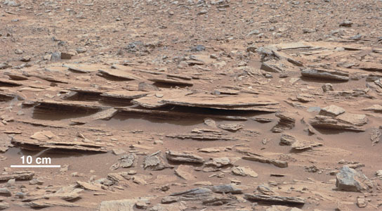 Martian Outcrop 'Shaler' in 'Glenelg' Area