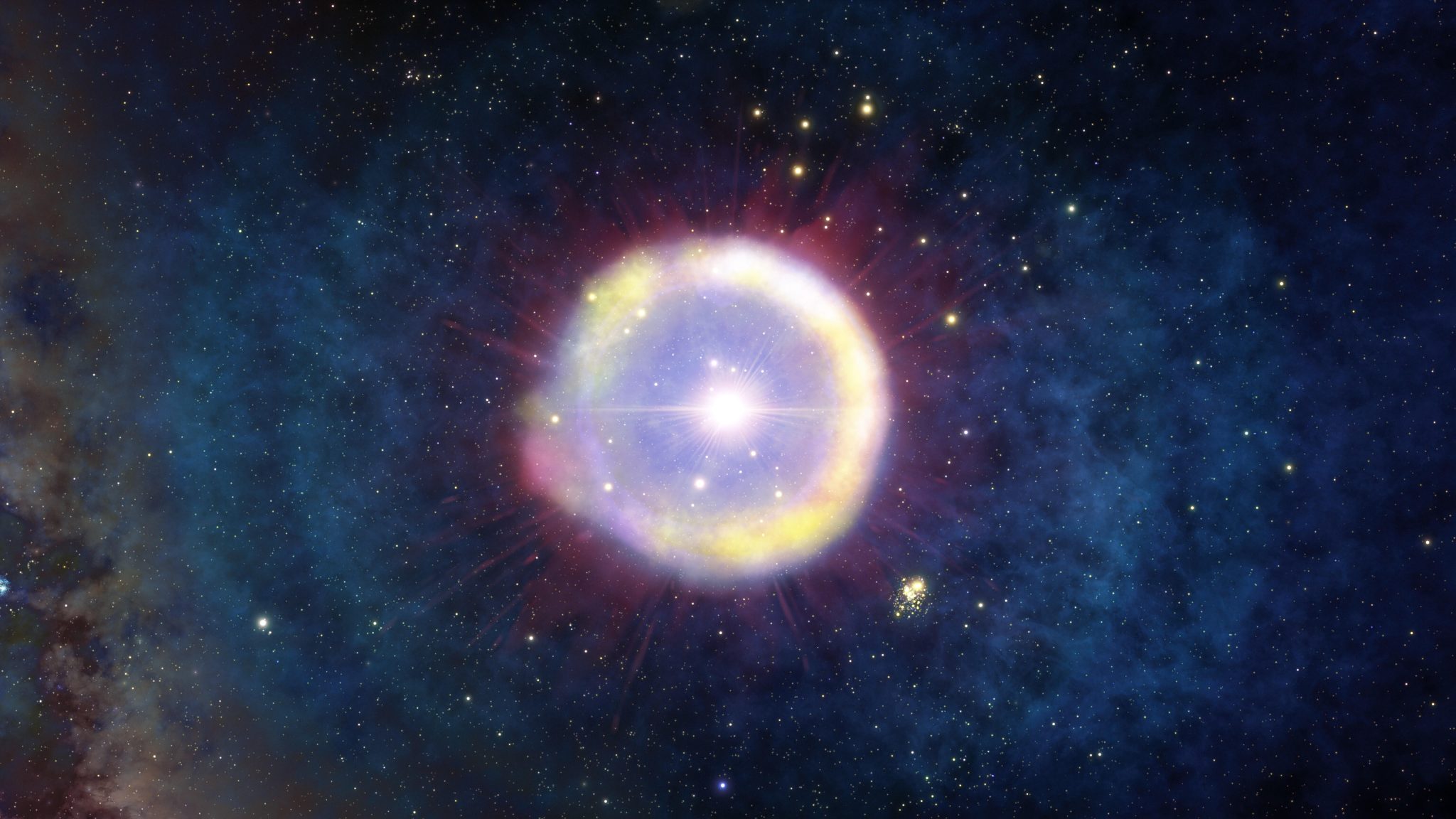 Huge, Population III star in the early universe