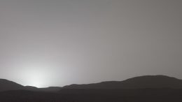 Mastcam Z First Martian Sunset