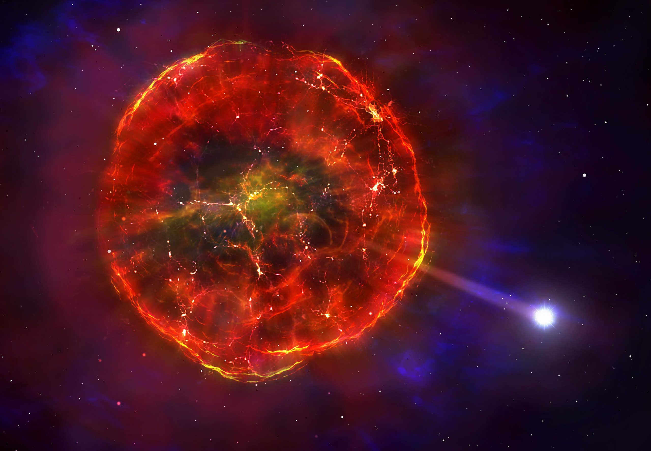Thermonuclear Blast Sends Supernova Survivor Star Hurtling Across the