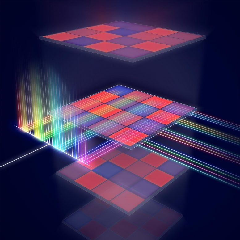 Matrix Multiplications Light Processor Schematic