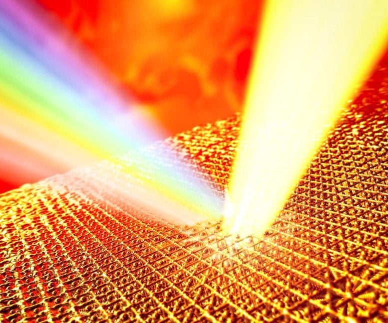 Matter in Extreme Conditions Instrument Superheats Gold