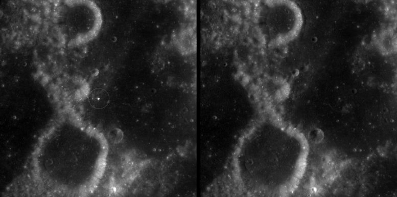 McGetchin Crater After and Before