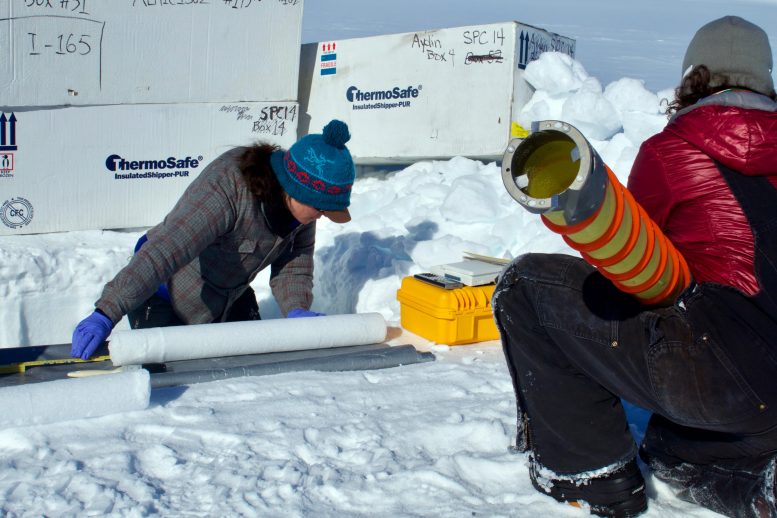 Measuring Ice Cores