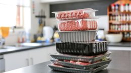 Meat Packaged in Plastic