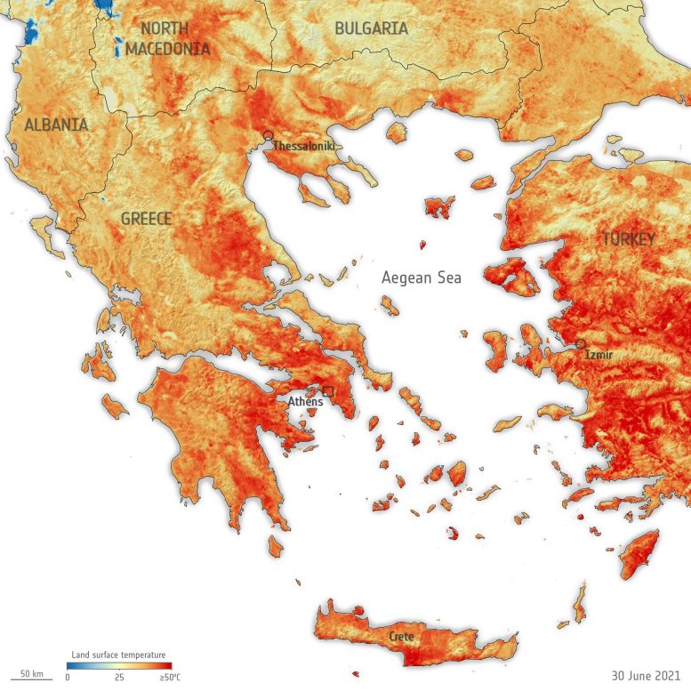 Mediterranean Heatwave June 2021