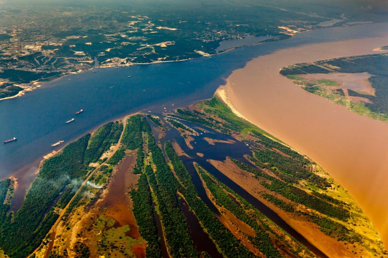Meeting of the Waters, Amazon River and the Rio Negro
