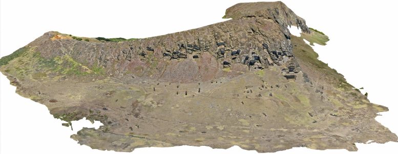 Megalithic Statue (Moai) Production on Rapa Nui