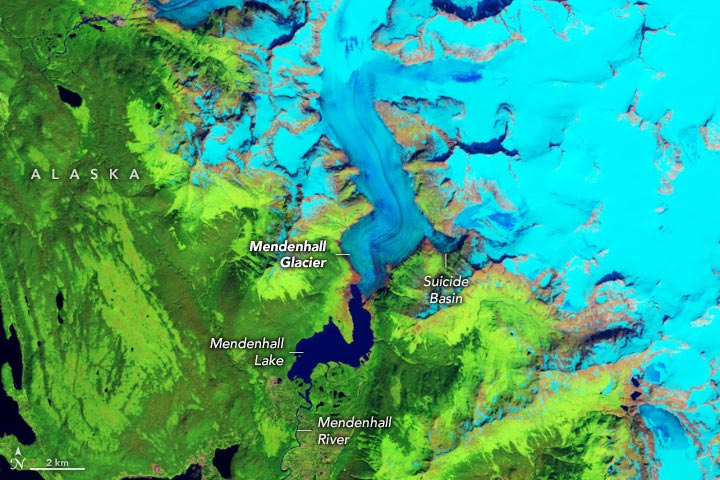 Mendenhall Glacier 2023 Annotated