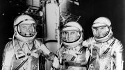 Mercury Astronauts in Spacesuits Crop