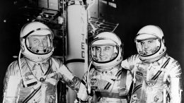 Mercury Astronauts in Spacesuits Crop
