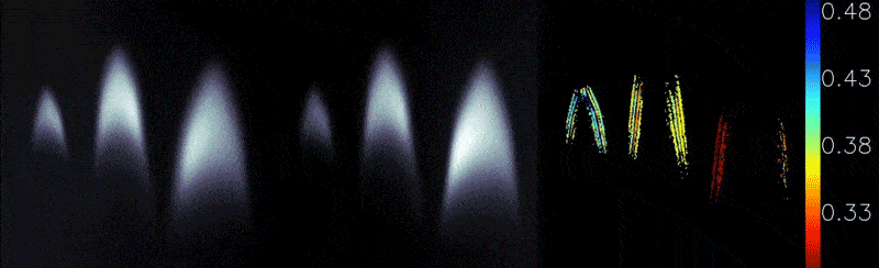 Metalens Depth Sensor Translucent Flame
