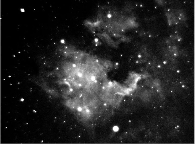Metalens Image of North American Nebula