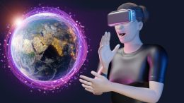 Metaverse Virtual Reality Earth