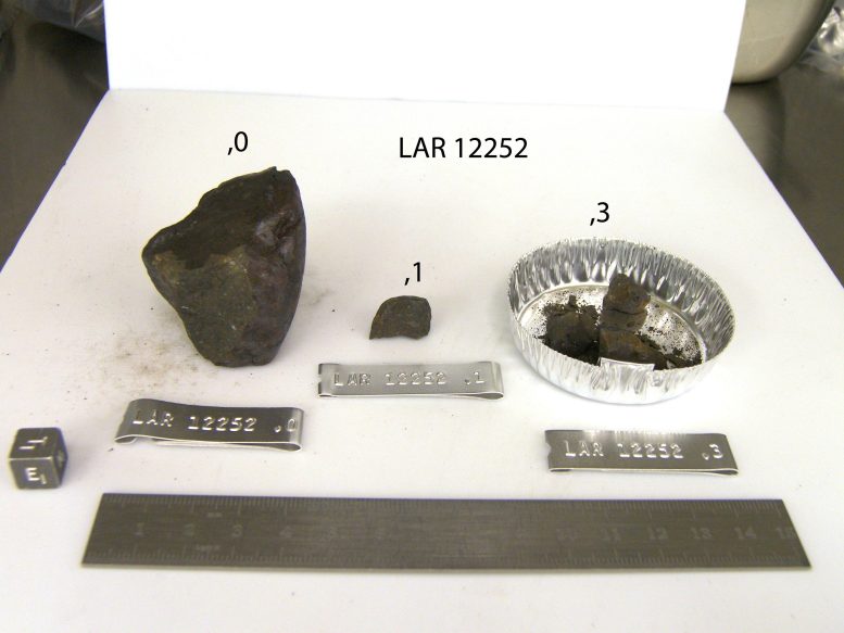 Meteorite Sample LAR 12252