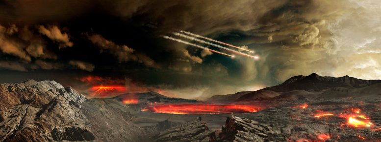 Meteors Ancient Earth Origin of Life