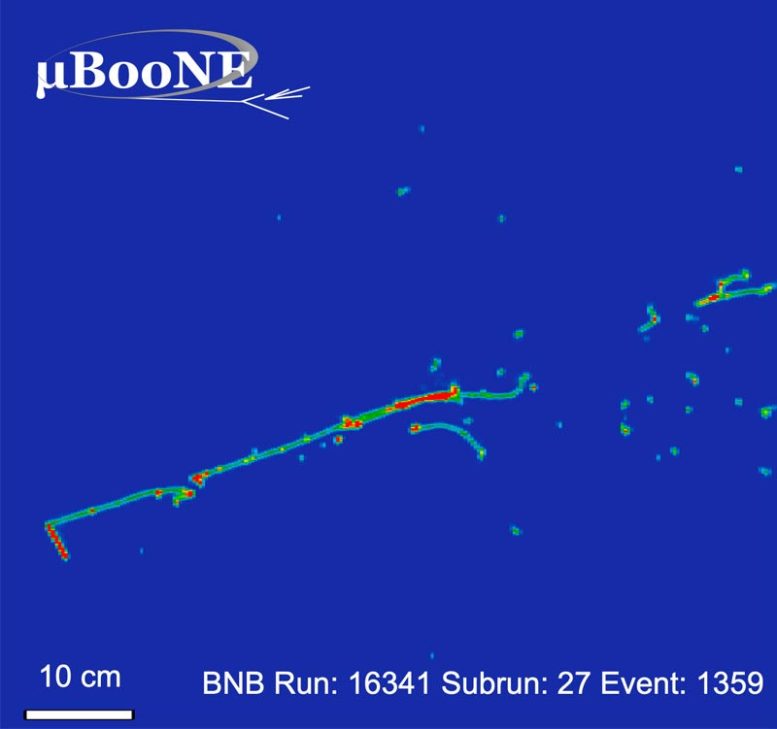 MicroBooNE Particle Tracks