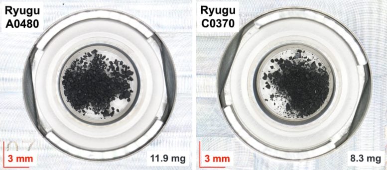 Microscope Images of Ryugu Samples