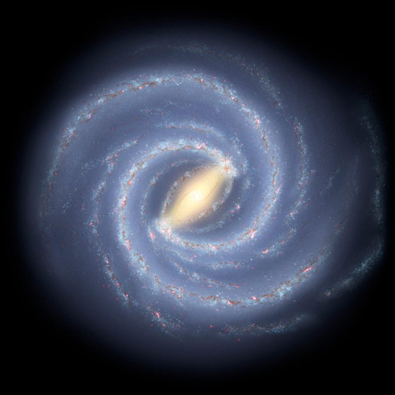 Milky Way Galaxy Illustration