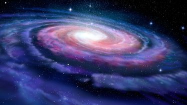 Milky Way Spiral Galaxy Illustration