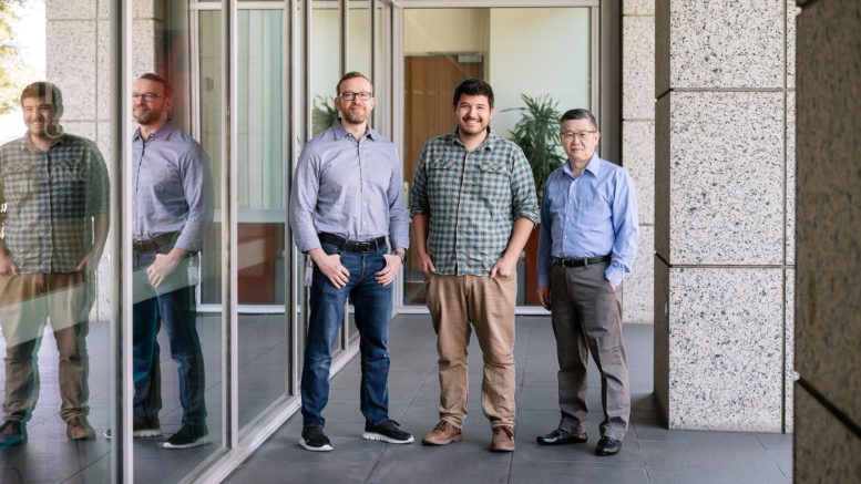 Misha Zilberter, Dennis Tabuena, and Yadong Huang Outside