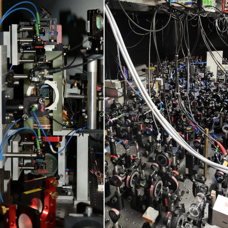 Molecules Trapped in Vacuum Chamber Using Magic Wavelength Tweezers