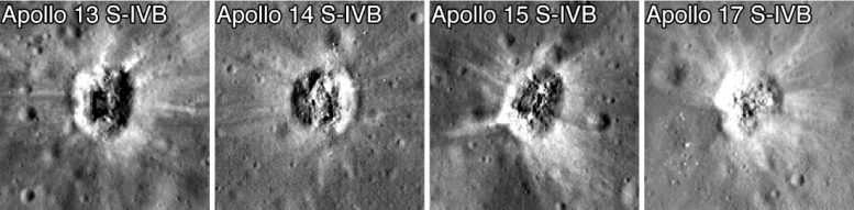 Crateri lunari formati da Apollo Impacts