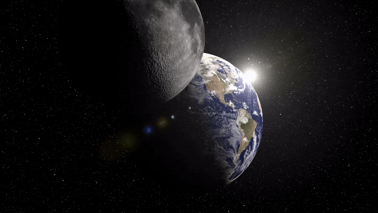 Usando la órbita de la luna como un nuevo y poderoso detector de ondas gravitacionales