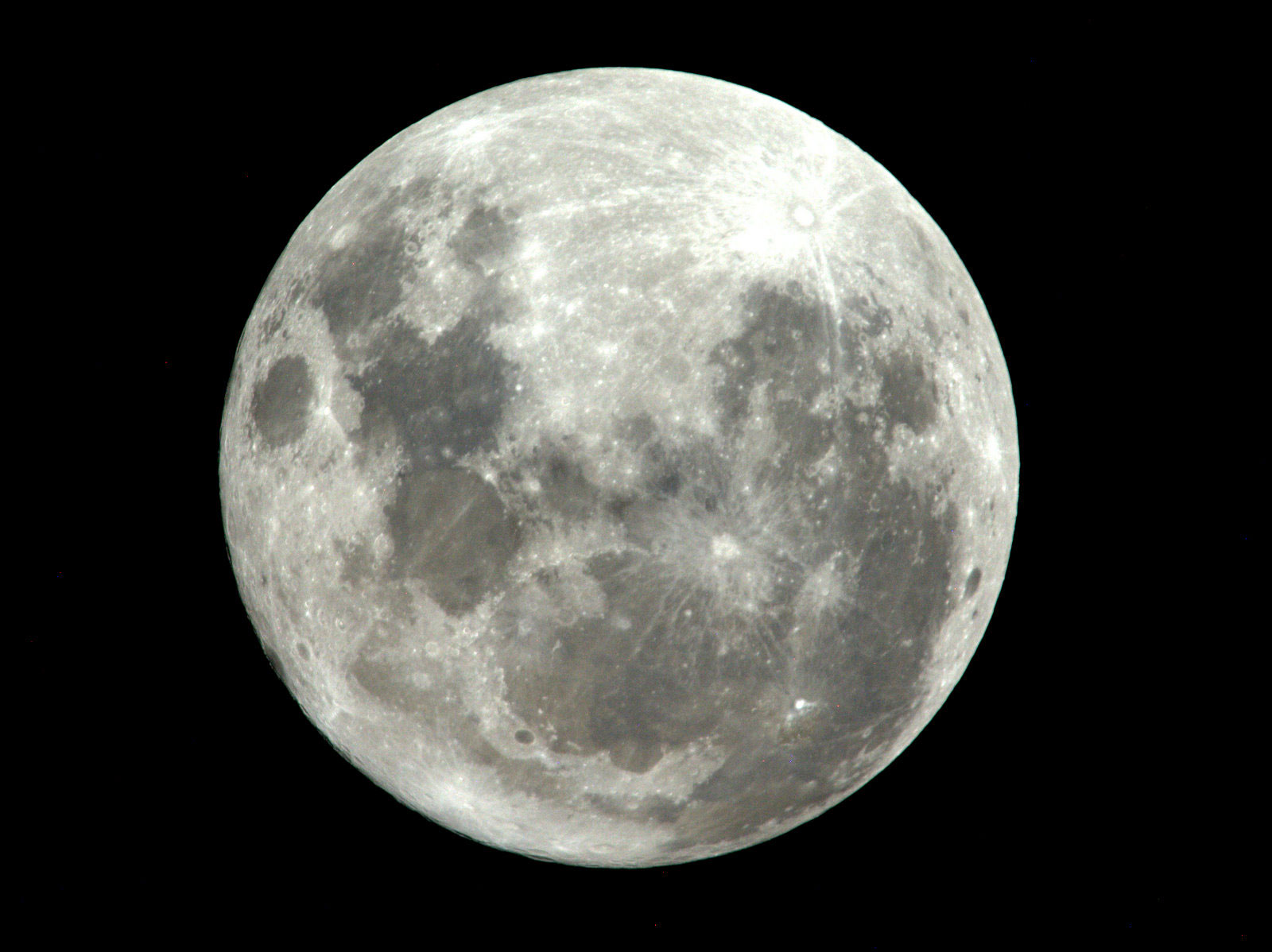 Moon Seen From Space Station