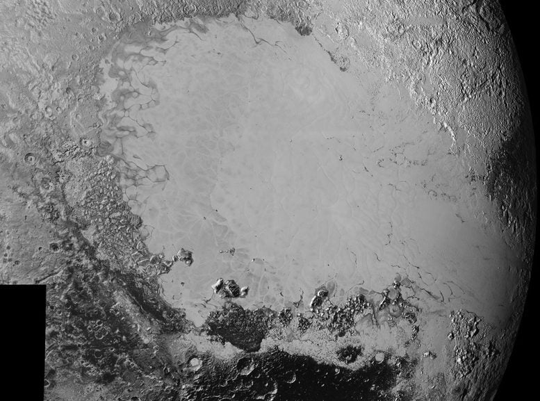 Mosaic of High Resolution Images of Pluto