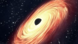Most Distant Black Hole Illustration