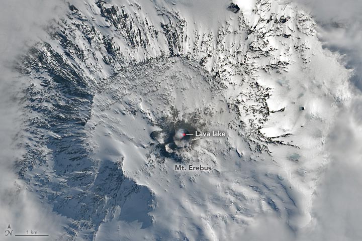 Mount Erebus Breaks Through Detail