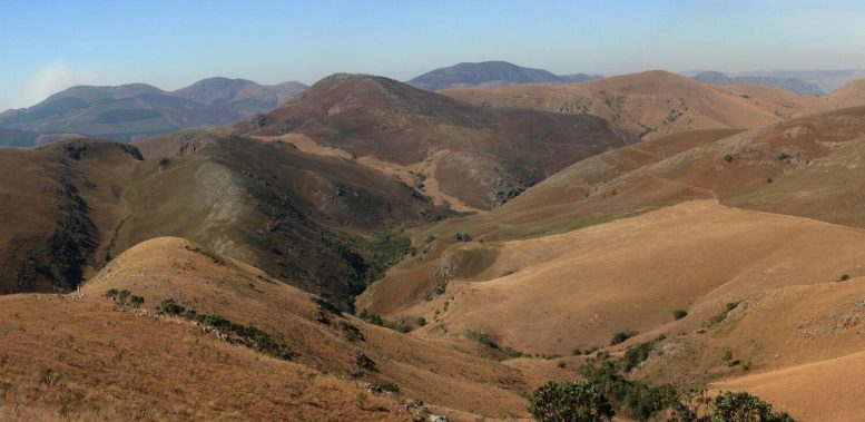 Mountainous Region of the Barberton Greenstone Belt in South Africa