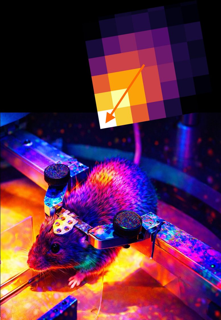 Mouse Navigating in Naturalistic Virtual Reality