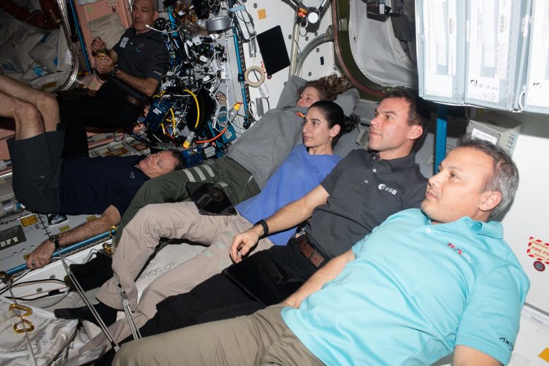 Movie Night Aboard the International Space Station