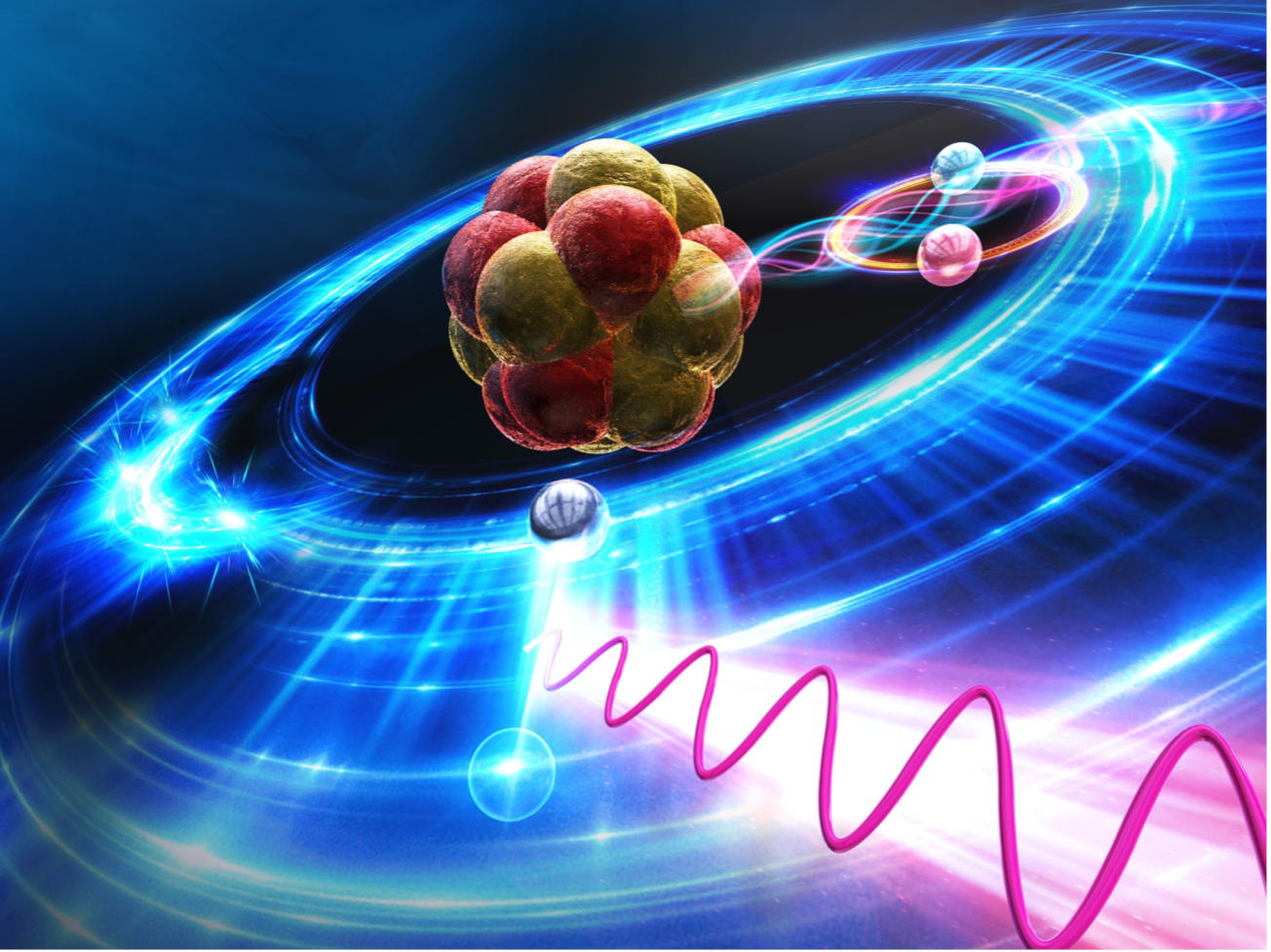 Los científicos han utilizado con éxito átomos exóticos para investigar la electrodinámica cuántica