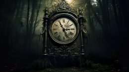Mysterious Eerie Clock Forest